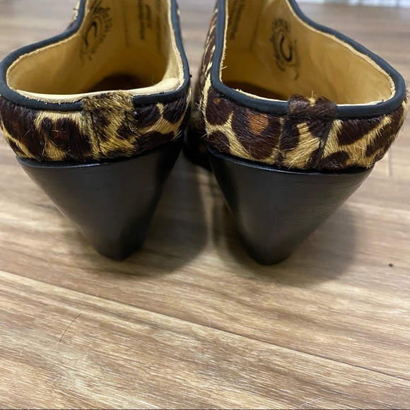 LUCCHESE Charlie 1 Horse Shoes Leopard Mules 40 9 - Picture 9 of 10